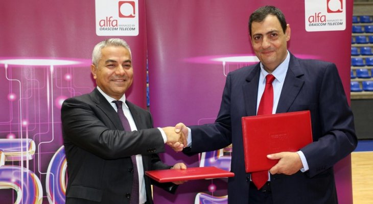 الحلبي يشكر شركة ألفا على دعمها لمنتخب لبنان