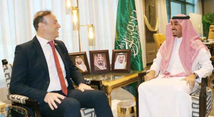 السعودية طامحة للتعاون مع لبنان في الرياضة
