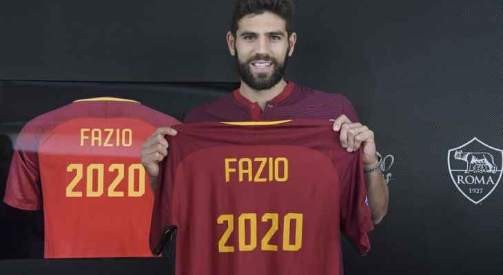 رسمياً: فيديريكو فازيو يجدّد عقده مع روما حتّى عام 2020
