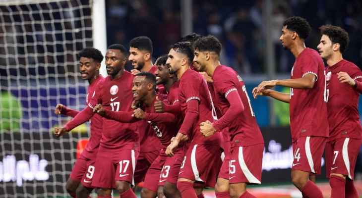 ابرز مجريات مباراة قطر والكويت