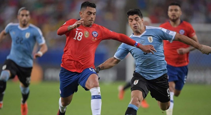 تقييم اداء لاعبي مباراة تشيلي والاوروغواي