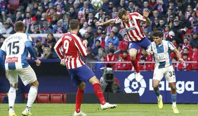 أتلتيكو مدريد يحقق ثلاث نقاط غالية أمام إسبانيول