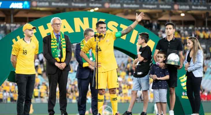 تيم كاهيل ينشر فيديو الوداع الاخير مع استراليا بعد مباراة لبنان
