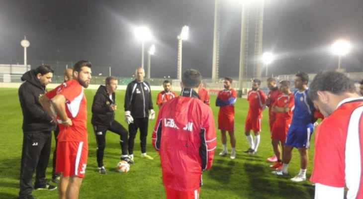 منتخب لبنان جاهز لمواجهة البحرين عصر اليوم