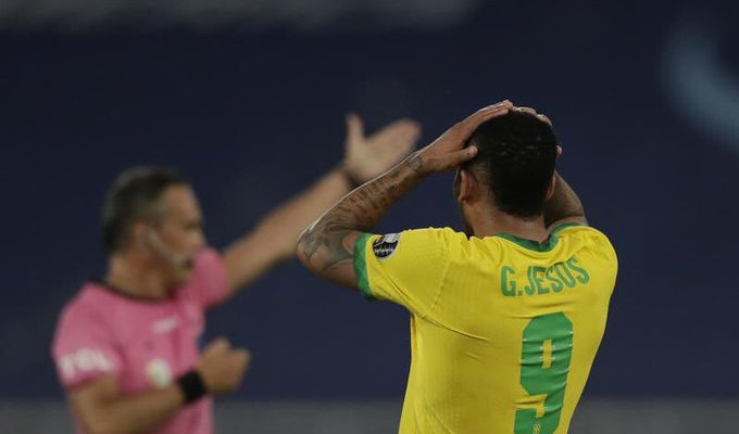 البرازيلي جيسوس يغيب عن نهائي كوبا اميركا امام الارجنتين
