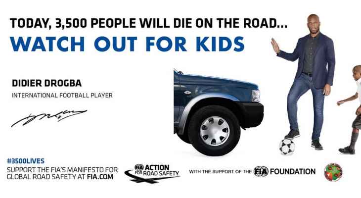 سائقون من 49 بلد يدعمون حملة حماية الأطفال