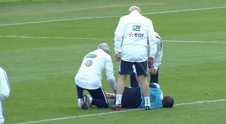 مبابي يتعرض لإصابة في تدريبات المنتخب الفرنسي ! 