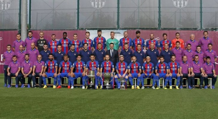 برشلونة يلتقط الصورة الرسمية لموسم 2016-2017