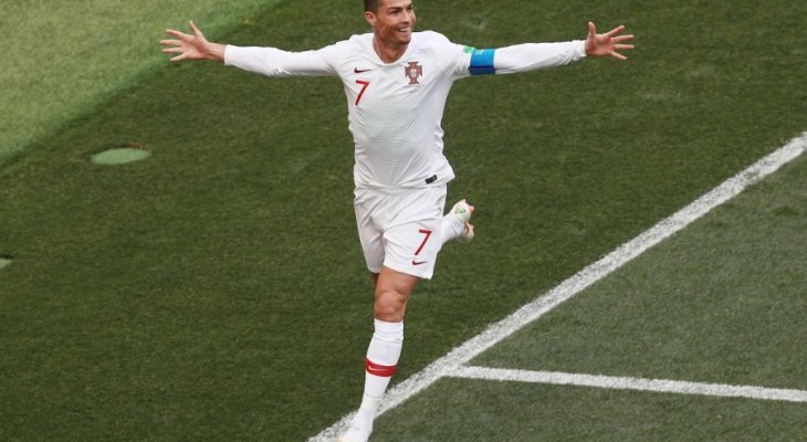 رأسية رونالدو تمنح الفوز الاول للبرتغال و المغرب خارج البطولة 