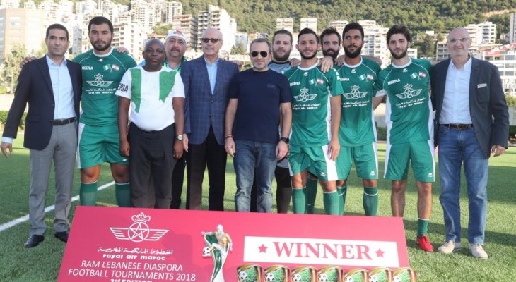 دورة كرة قدم للخطوط الملكية المغربية:اللقب للجالية اللبنانية في نيجيريا