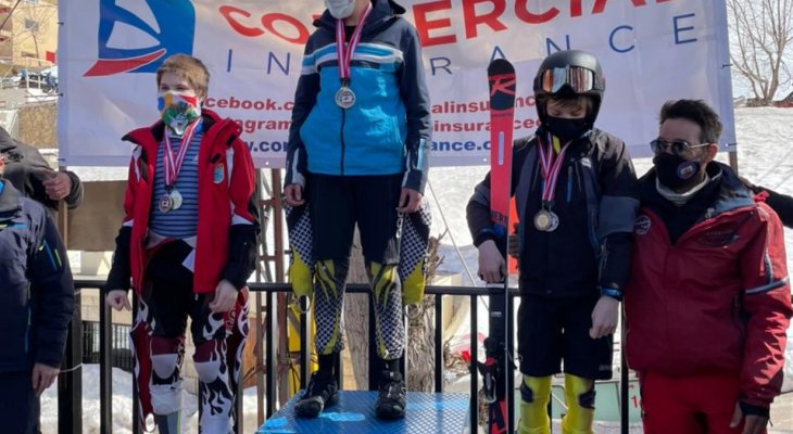 النتائج الكاملة لبطولة لبنان  في التزلج الألبي للأولاد