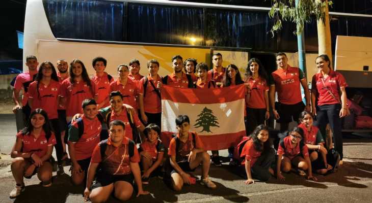 بعثة لبنان لكرة الطاولة الى الاردن للمشاركة في بطولة غرب آسيا  