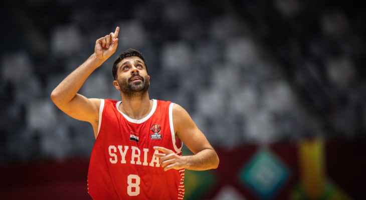 سوريا تسجل فوزها الاول في امم اسيا لكرة السلة 2022
