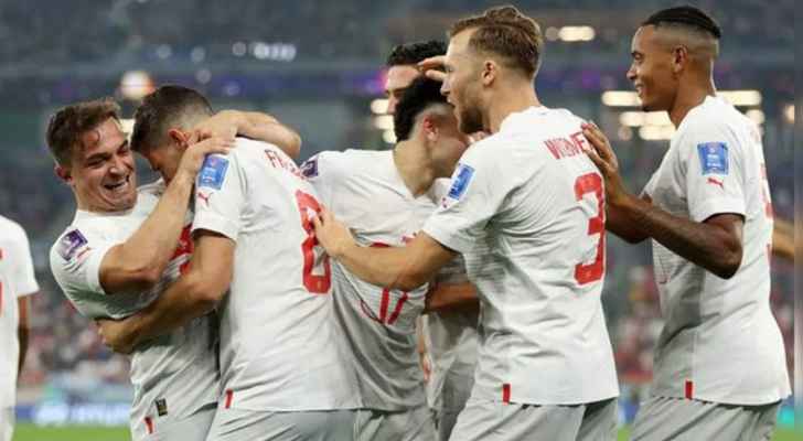 احصاءات وعلامات لاعبي سويسرا وصربيا