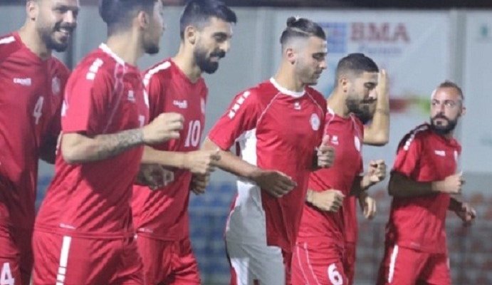 منتخب لبنان يتدرب على ملعب النجمة إستعداداً لتركمانستان