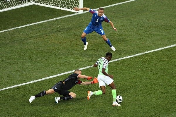 ابرز احصاءات مباراة نيجيريا أمام ايسلندا
