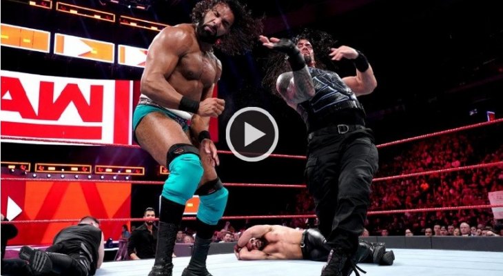 موقع WWE الرسمي الانكليزي يخطئ بنتيجة مباراة رومان راينز و​كيفن اوينز