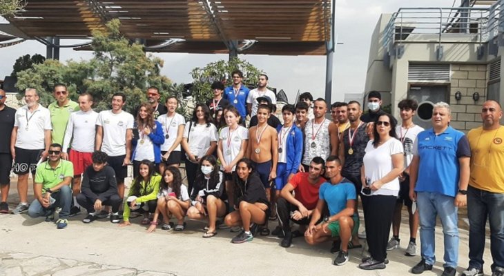 بطولة لبنان للمياه المفتوحة: النتائج الكاملة لكافة الفئات العمرية