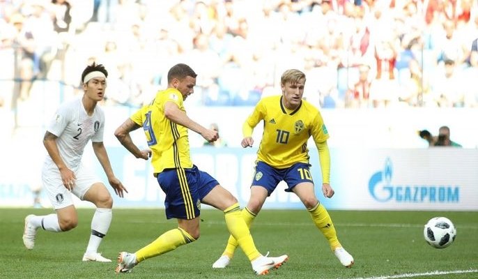 ابرز الاحصاءات بعد فوز السويد امام كوريا الجنوبية 