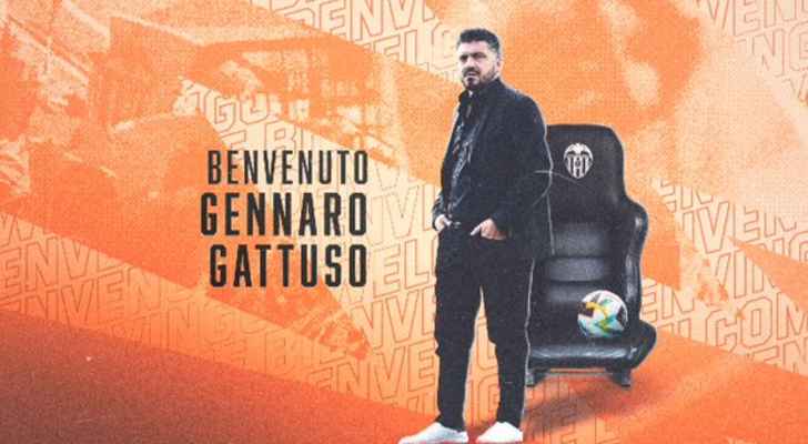 رسمياً: فالنسيا يتعاقد مع المدرب الايطالي جينارو غاتوزو