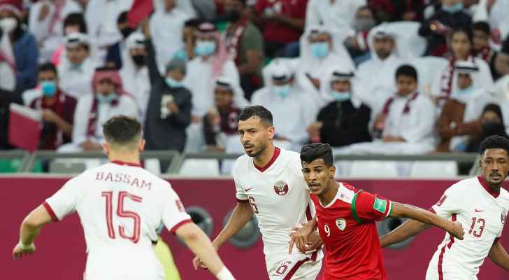 أحداث مباراة قطر وعُمان
