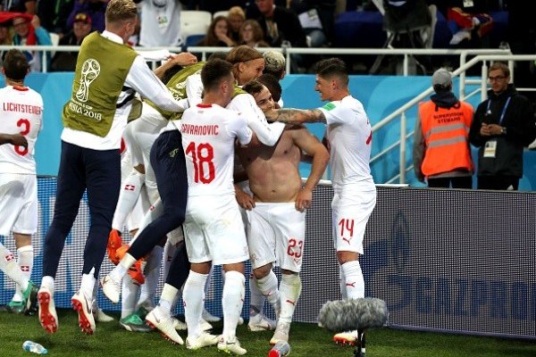 ابرز احصاءات مباراة سويسرا وصربيا