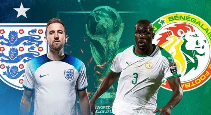 أرقام عن مواجهة السنغال وانكلترا في دور الـ16 لكأس العالم