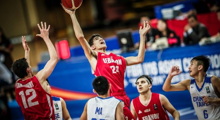 لبنان الى ربع نهائي اسيا لكرة السلة تحت 16 عام لمواجهة الصين