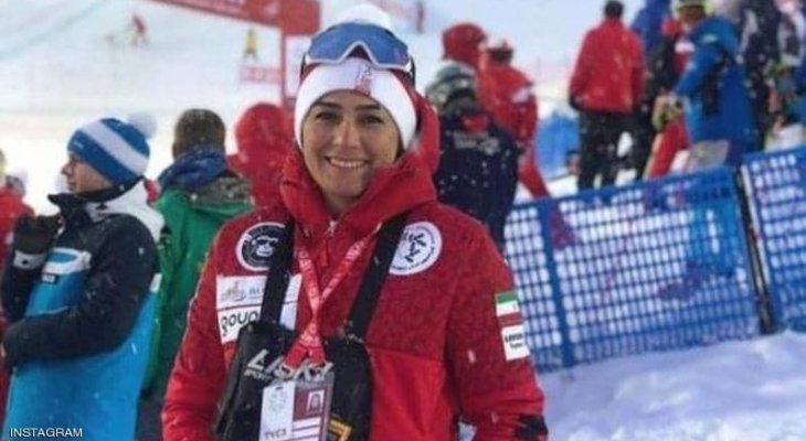 غياب مدربة منتخب ايران للتزلج عن بطولة العالم بسبب زوجها