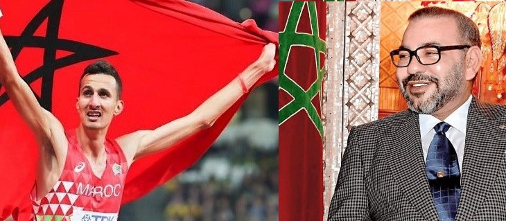 ملك المغرب يهنئ العداء البقالي بمناسبة تتويجه بذهبية الاولمبياد