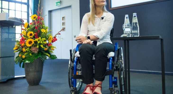 كريستينا فوغل تلهم كثيرين رغم الإعاقة 