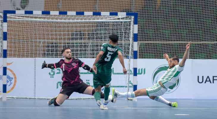 كأس العرب لكرة قدم الصالات: تعادل بين السعودية والجزائر في المباراة الأولى