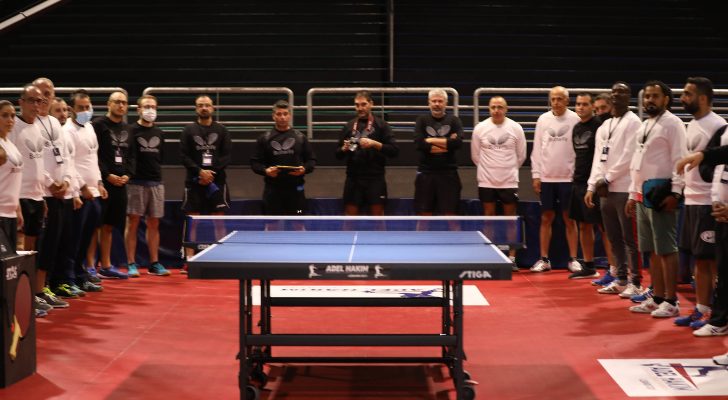 افتتاح بطولة عادل حكيم الدولية في كرة الطاولة