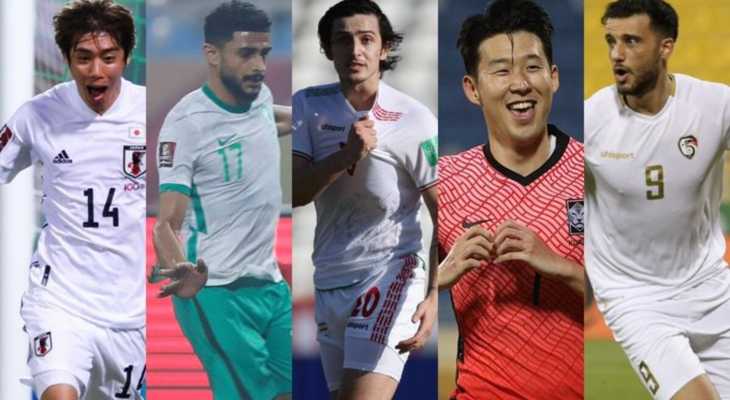 الكشف عن المرشّحين لأفضل لاعب في تصفيات كأس العالم عن قارة آسيا