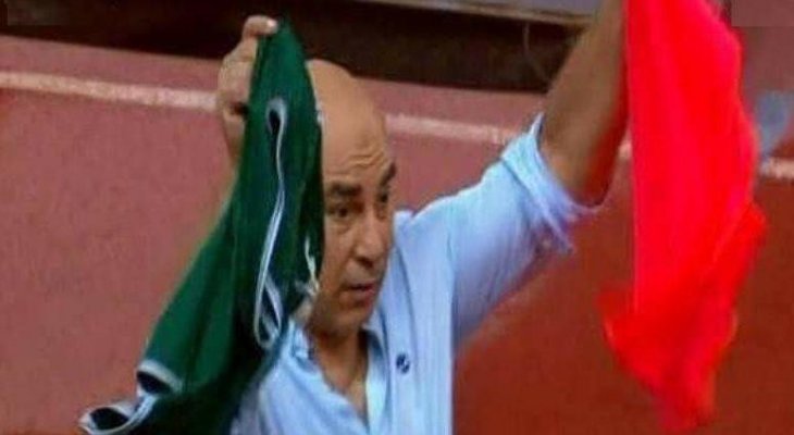 حسام حسن يكشف سبب رفعه قميصي الأهلي والمصري امام الزمالك