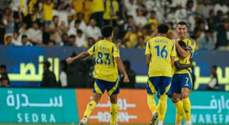 دوري روشن السعودي: النصر يضرب العروبة بثلاثية