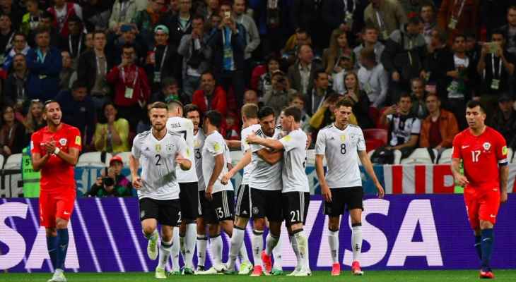 التعادل الايجابي يحسم مواجهة المانيا امام تشيلي في كاس القارات 