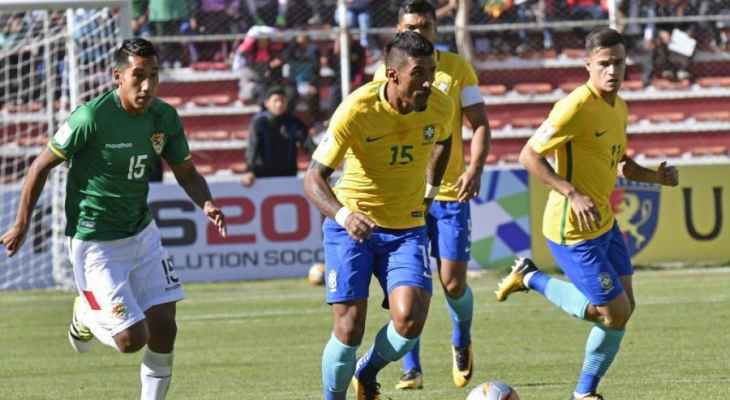 البرازيل والاوروغواي يحققان التعادل وكولومبيا تتعثر امام باراغواي 