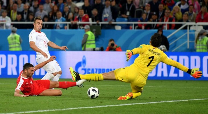 شاكيري ينقض على صربيا في الدقائق الاخيرة ويُهدي الفوز لسويسرا‎
