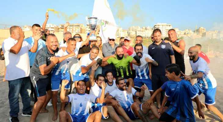 الريجي يحسم لقب بطولة لبنان للكرة الشاطئية