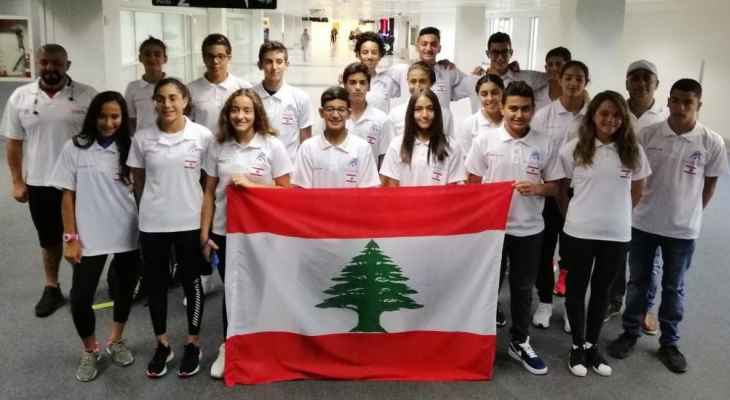 بعثة لبنان للسباحة غادرت الى المغرب للمشاركة في بطولة العربية للناشئين