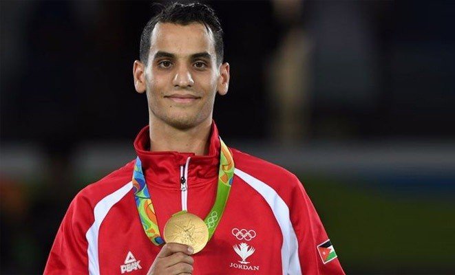 اعتزال البطل الأولمبي الأردني في التايكواندو أحمد أبوغوش 