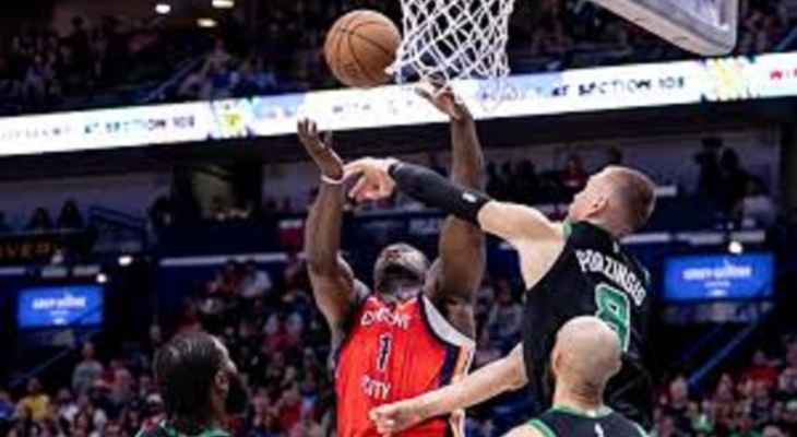 NBA: بوسطن يعزز صدارته بفوز على نيو اورليانز