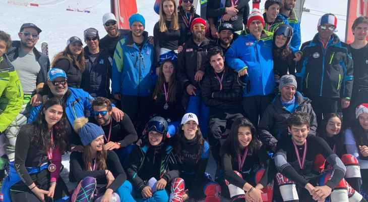 بطولة لبنان في التزلج الألبي  نتائج الرجال والسيدات والناشئين 