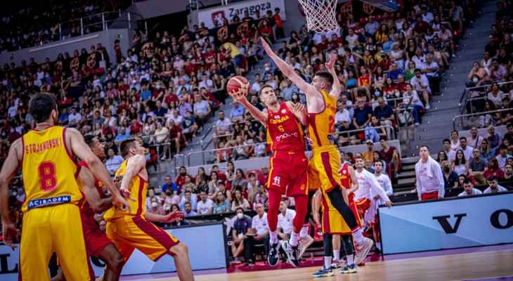تصفيات أوروبا لمونديال السلة: اسبانيا تتخطى مقدونيا بفارق 36 نقطة وفوز التشيك
