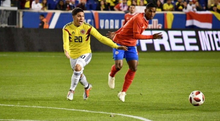 كولومبيا تفوز على كوستاريكا ودياً ونتائج اخرى