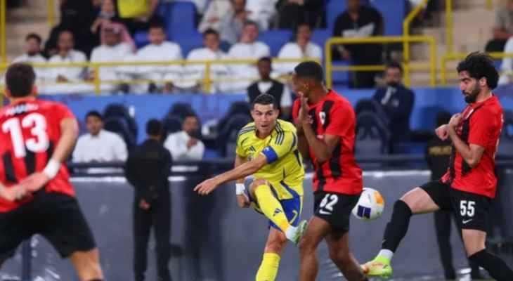 ملخص مباراة فوز النصر 2-1 على الريان