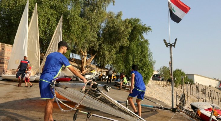 رياضات مائية حديثة تزدهر على أمواج دجلة في بغداد 