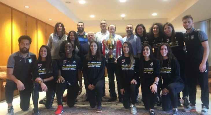 عودة بعثة سيدات الرياضي إلى لبنان بلقب بطولة غرب آسيا