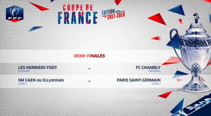 كأس فرنسا : مواجهة مرتقبة بين بي اس جي وليون في نصف النهائي